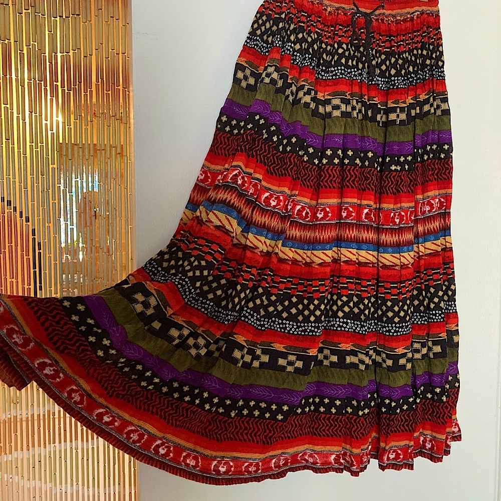 Tribal Maxi Skirt